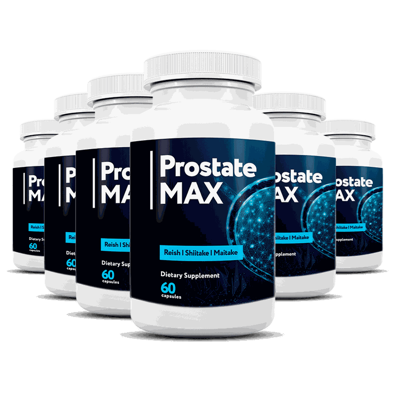 ProstateMax Best Value Package - 180 Days of Prostate Wellness - 6 Bottles Prostate Formula