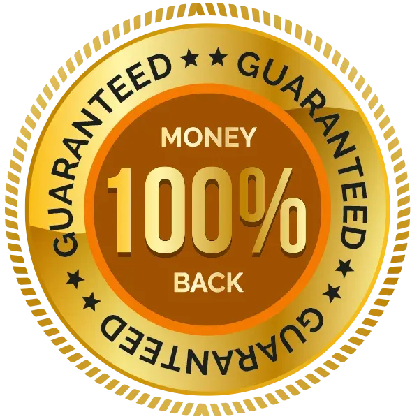60-Day Money Back Guarantee Seal - Try ProstateMax Risk-Free